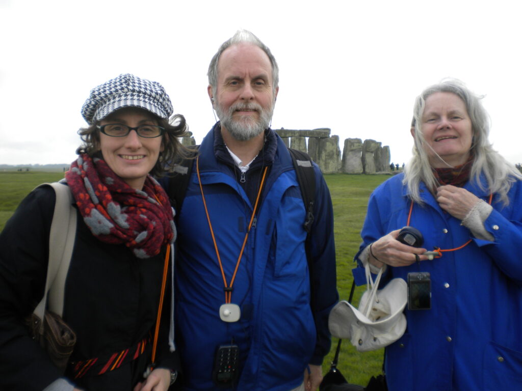 Daughter Georgina, Jack Godfrey, wife Shirley Godfrey